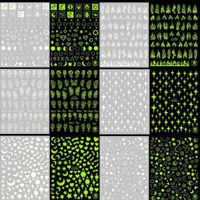 img 3 attached to Самоклеящиеся наклейки светящиеся бабочки - Самоклеящиеся наклейки светящиеся бабочки