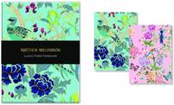 luxury foiled notecards: matthew williamson birds & blossoms - museums & galleries mut38 logo