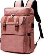 timeless vintage backpack for college: laptop and bookbags combo логотип