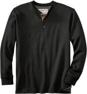 legendary whitetails thermal henley medium logo