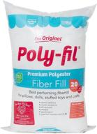 🧶 fairfield 20 oz polyester poly-fil: premium quality 100% polyester fiberfill logo