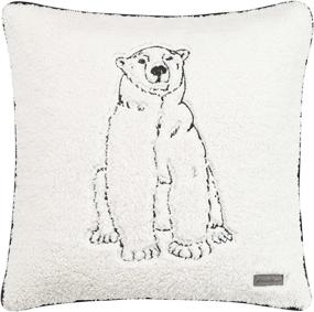 img 3 attached to 🐻 Eddie Bauer Home Cozy Polar Bear Throw Pillow, Natural - Pack of 1