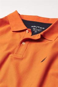 img 1 attached to 👔 Nautica Big & Tall: Solid Sleeve Estate Shirt - Sleek and Stylish Comfort for All Sizes