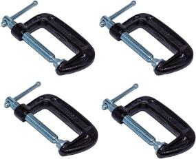 img 4 attached to 🔨 Woodworking C Clamp Set - 4 Pack, 2-Inch Size