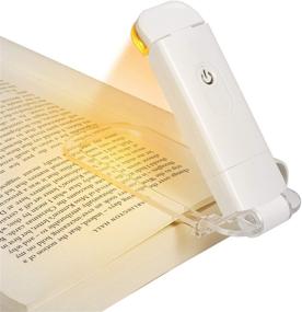 img 4 attached to 📚 DEWENWILS Amber Book Reading Light - USB Rechargeable, Blue Light Blocking, 3 Brightness Levels - LED Clip On Book Light for Bedtime Reading, Kids, Bookworms