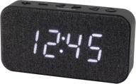 jensen jcr-229 fm digital clock radio with dual alarm logo