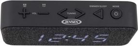 img 1 attached to JENSEN JCR-229 FM Digital Clock Radio with Dual Alarm
