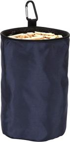 img 4 attached to 👜 VEAMOR Clothespin Bag - Hanging Clothesline Organizer, Dust-Proof Storage Bags (Navy Blue)