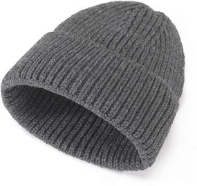 img 1 attached to 🧣 Feximzl Good Threads Beanie Hat: A Cozy Knit Skull Cap for Men and Women, Perfect for Winter Warmth