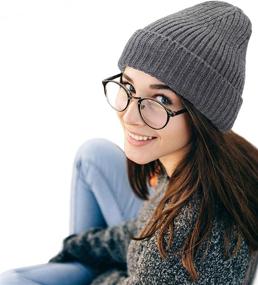 img 2 attached to 🧣 Feximzl Good Threads Beanie Hat: A Cozy Knit Skull Cap for Men and Women, Perfect for Winter Warmth