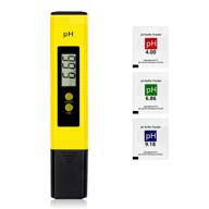 🌊 tuecota ph meter - high accuracy 0.01 digital water tester for measuring ph range 0-14, ph tester pen with atc - ideal for drinking water, liquid food, swimming pool, aquarium, aquaculture, hydroponics logo