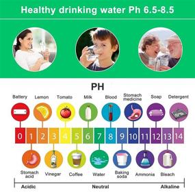 img 2 attached to 🌊 Tuecota PH Meter - High Accuracy 0.01 Digital Water Tester for Measuring pH Range 0-14, PH Tester Pen with ATC - Ideal for Drinking Water, Liquid Food, Swimming Pool, Aquarium, Aquaculture, Hydroponics