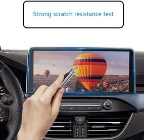 img 1 attached to 📱 2016-2018 Honda Civic Screen Protector - 10th Gen Control Navigation Touch Screen Cover, 9H HD Clear Tempered Glass, Anti-Fingerprint & Scratch Resistant