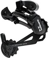 sram rear derailleur black long logo