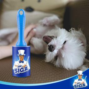 img 1 attached to 🐾 MR.SIGA Extra Sticky Lint Roller Pet Hair Remover - 5-Pack with Easy Tear Sheets, 450 Sheets Total