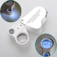 🔍 dreame 30x 60x led lighted jewelers eye loupe: the ultimate magnifier for gems, jewelry, rocks, stamps, coins, watches, hobbies, antiques, models & photos logo