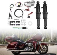 🏍️ touring electra glide street road glide road king rear air adjustable ride suspension kit 1994-2020 logo