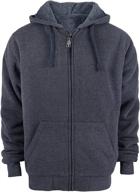 🧥 gary com men's heavyweight sherpa hoodies with thick fleece lining, full zip up winter warm sweatshirts for work jackets логотип