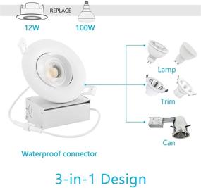 img 2 attached to 🔆 Enhanced Drart Recessed Downlight: Dimmable Equivalent for Perfect Ambiance