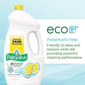 img 1 attached to 🍋 Palmolive eco+ Lemon Splash Automatic Dishwashing Gel, Dish Soap, 75 Fluid Ounce Bottle (Case of 6) (Model Number: 42706CT)