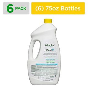 img 2 attached to 🍋 Palmolive eco+ Lemon Splash Automatic Dishwashing Gel, Dish Soap, 75 Fluid Ounce Bottle (Case of 6) (Model Number: 42706CT)