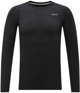 👕 leao сжатие coldgear базальные слои для активной одежды для мальчиков с тепловыми свойствами логотип