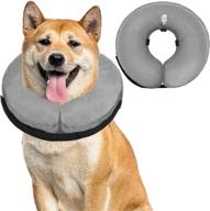 🐾 gauterf pet protective inflatable collars cone - ultimate comfort for dogs and cats, preventing contact with sutures, stitches, wounds, rashes, and scratches logo