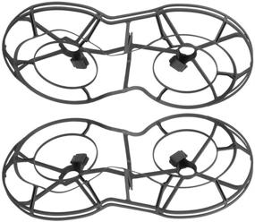 img 1 attached to 🚁 Enhanced 360° Propeller Guard & Portable Carrying Bag for DJI Mini 2 Drone Accessory