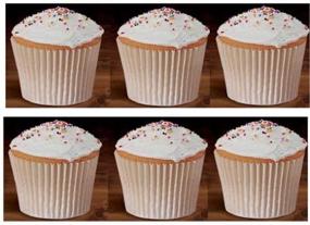 img 4 attached to 🧁 100 White Large Jumbo Texas Muffin/Cupcake Cups: Fluted Liners for Baking Cups