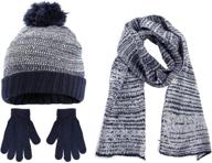 🧣 polar wear boys scarf gloves: stylish accessories for boys' hats & caps logo
