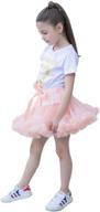 👶 adorable baby girl tulle skirt in 36 vibrant colors - perfect fluffy petticoat for kids' tutu skirt dancewear, ideal for little girls (6m-10t) logo