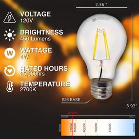 img 3 attached to Lumens Filament Dimmable Bulb: The Ultimate Edison Replacement