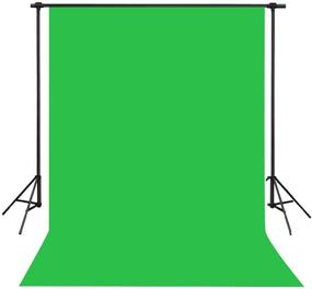 img 4 attached to 📸 Professional Photography Video Studio Green Screen Backdrops 5x7ft Non-Woven - Perfect for Photoshoots, Product Photography, Online Meetings, and Video Shootings - Model: EY044-C