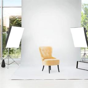 img 2 attached to 📷 High-Quality Julius Studio 10x12 ft. White Chromakey Photography Studio Backdrop for Professional Photo and Video Shoots - Long Life, Reusable, Pure White Muslin Fabric (JSAG208)