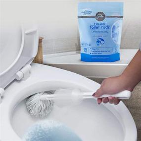 img 1 attached to Fuller Brush Toilet Bowl Cleaner Pods Plus Swab – Ultimate Bathroom Refresher & Scratch-Free Toilet Mop – Cleans, Descales, and Deodorizes Restroom Bowls – Odor & Clean Home & Business Solution (24 Pods)