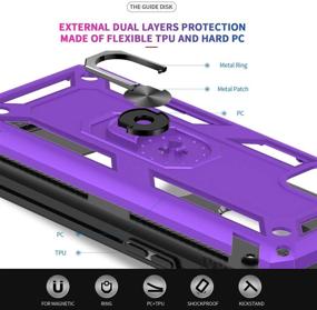 img 1 attached to LeYi Compatible For Samsung Galaxy A51 Case (Not Fit A51 5G) With [2 Pack] Tempered Glass Screen Protector