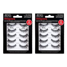 img 4 attached to Enhance Your Look with Ardell Multipack Wispies False Lashes - Long, Fuller, and Natural Eyelashes