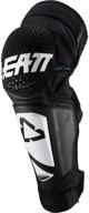 🛡️ leatt brace 2019 3df hybrid ext knee & shin guards: small/medium, white/black - ultimate protection for active legs logo