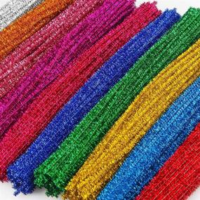 img 3 attached to 700-Piece Glitter Chenille Stems: Tomorotec Pipe Cleaners for Kids' DIY Crafts and Classroom Projects