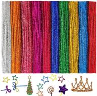 700-piece glitter chenille stems: tomorotec pipe cleaners for kids' diy crafts and classroom projects logo