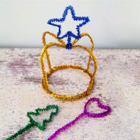 img 1 attached to 700-Piece Glitter Chenille Stems: Tomorotec Pipe Cleaners for Kids' DIY Crafts and Classroom Projects