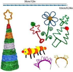 img 2 attached to 700-Piece Glitter Chenille Stems: Tomorotec Pipe Cleaners for Kids' DIY Crafts and Classroom Projects