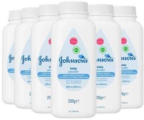 img 3 attached to 👶 Johnson's Baby Powder Talc Talcum Soft Skin Care Protect Bottles - Pack of 6 x 200 G: Nurturing Baby Skin with Gentle Talcum Care