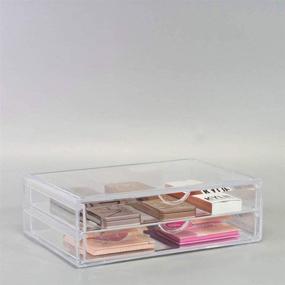 img 1 attached to 📦 Sorbus X-Large Acrylic Makeup and Jewelry Storage Case: Create Your Perfect Makeup Counter with Interlocking Scoop Drawers – Stackable and Interchangeable Display Sets