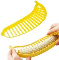 🍌 efficient banana slicer: practical plastic kitchen tool for easy salad and fruit preparation logo