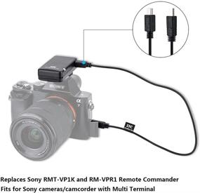 img 2 attached to 📷 Upgraded Wireless Remote Shutter Release Control Compatible with Sony A6500 A6400 A6300 A6000 A1 ZV-1 A7R IV III A7S III A7 III A9 II FDR-AX33 AX100 AX700 HDR-CX405 CX440 CX455 CX900 | Replacement for Sony RMT-VP1K RM-VPR1