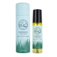 🌲 hammock natural rollerball fragrance: cedarwood, orange, pine, and eucalyptus blend for soothing relaxation logo