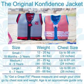 img 3 attached to Konfidence Original Childrens Jacket Starfish Sports & Fitness for Water Sports