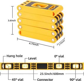 img 3 attached to OLI Foldable Torpedo Level Measurement Tool