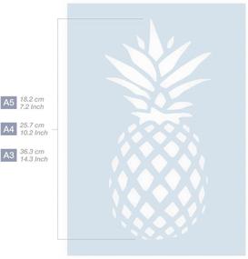 img 3 attached to 🍍 Reusable Pineapple Stencil: Eco-Friendly Furniture Solution